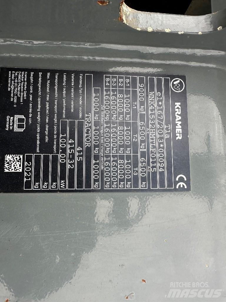 Kramer KT365 Telescópicas para Agricultura