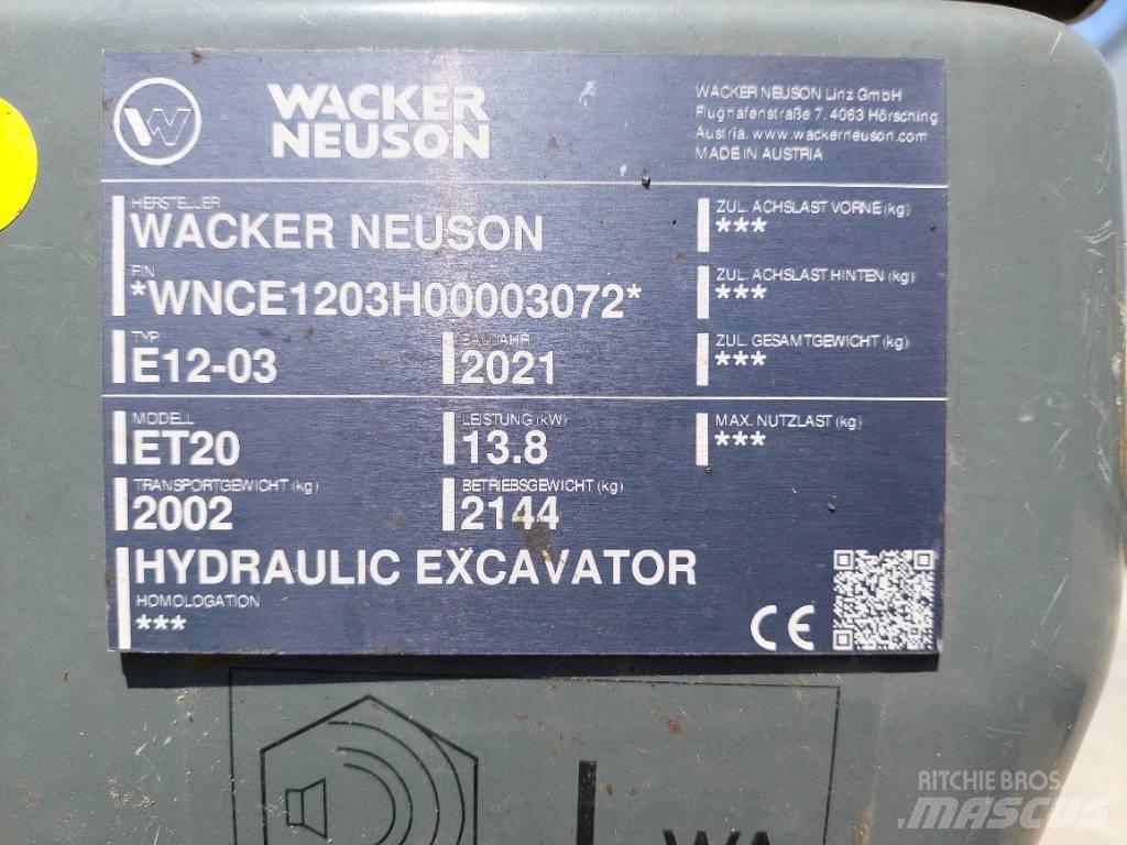 Wacker Neuson ET20 Escavadeiras de esteiras