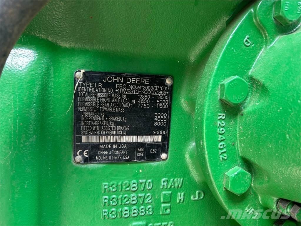 John Deere 8310R Tratores Agrícolas usados