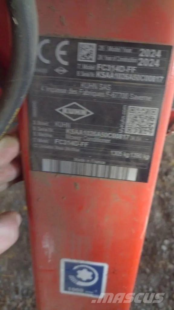 Kuhn FC 314 D FF Corta-Relvas montadas e arrastadas