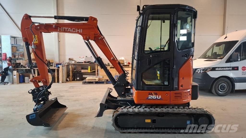Hitachi ZX 26 U-6 Miniescavadeiras