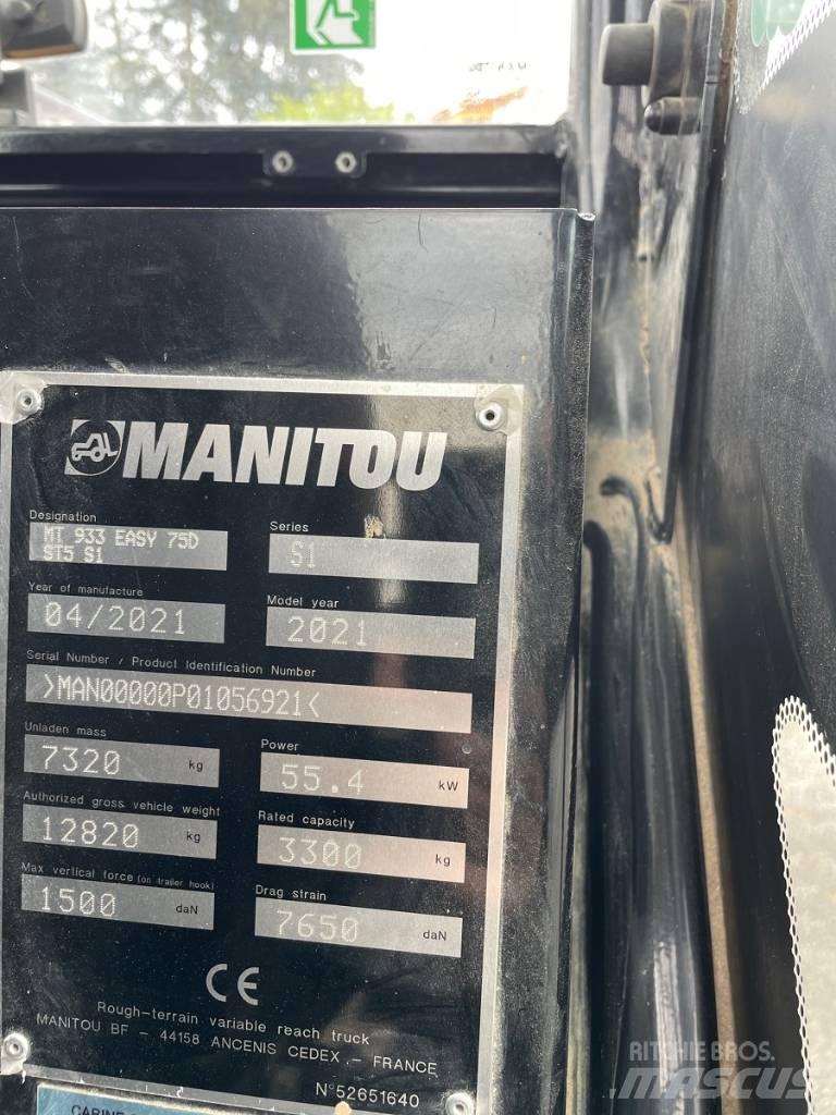 Manitou MT 933 Easy Manipulador telescópico