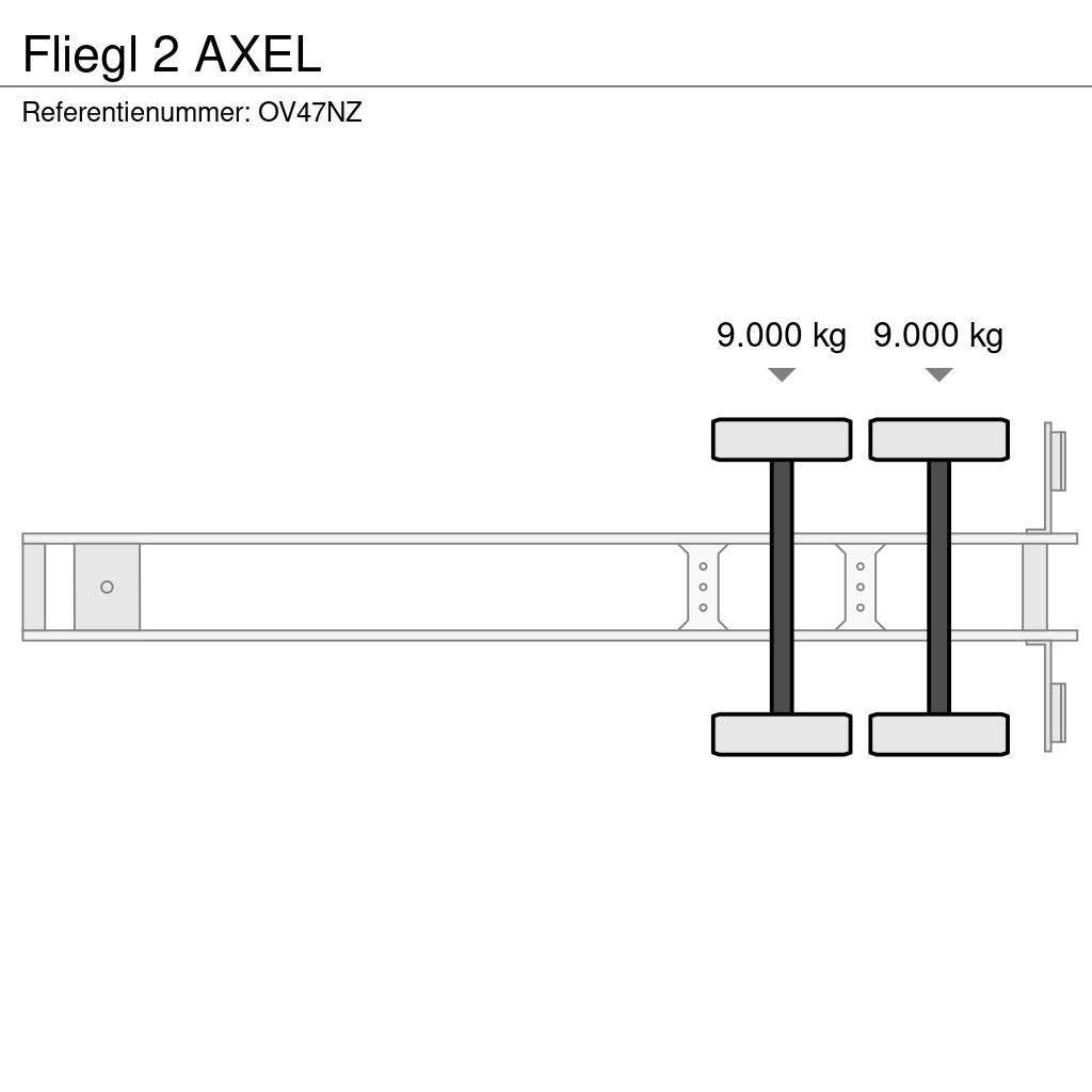 Fliegl 2 AXEL Semi Reboques Carga Baixa