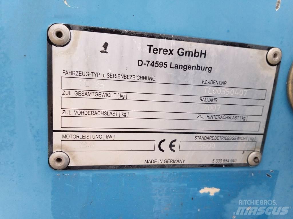 Terex TC35 Miniescavadeiras