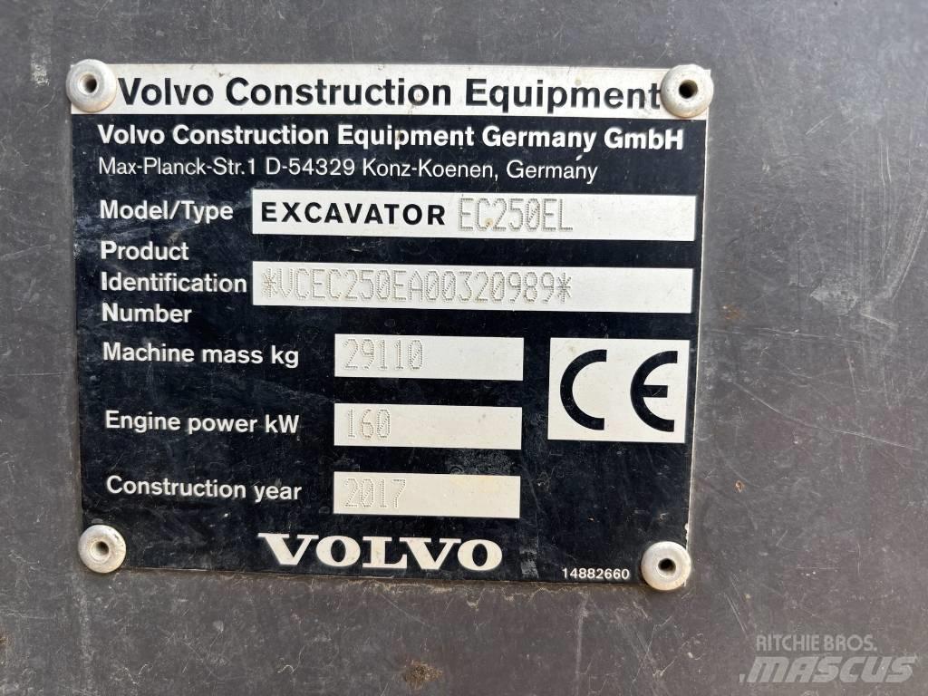 Volvo EC 250 EL Escavadeiras de esteiras