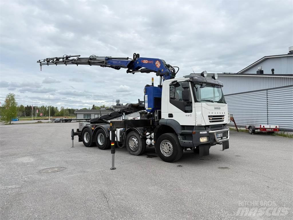 Iveco 410T45 8x4 Camiões grua