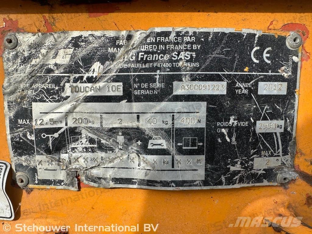 JLG Toucan 10E Outros elevadores e plataformas