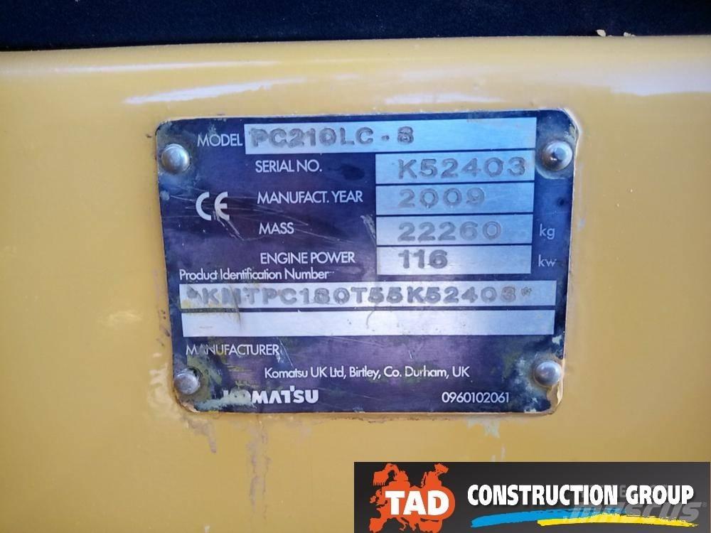 Komatsu PC210LC-8 Escavadeiras de esteiras