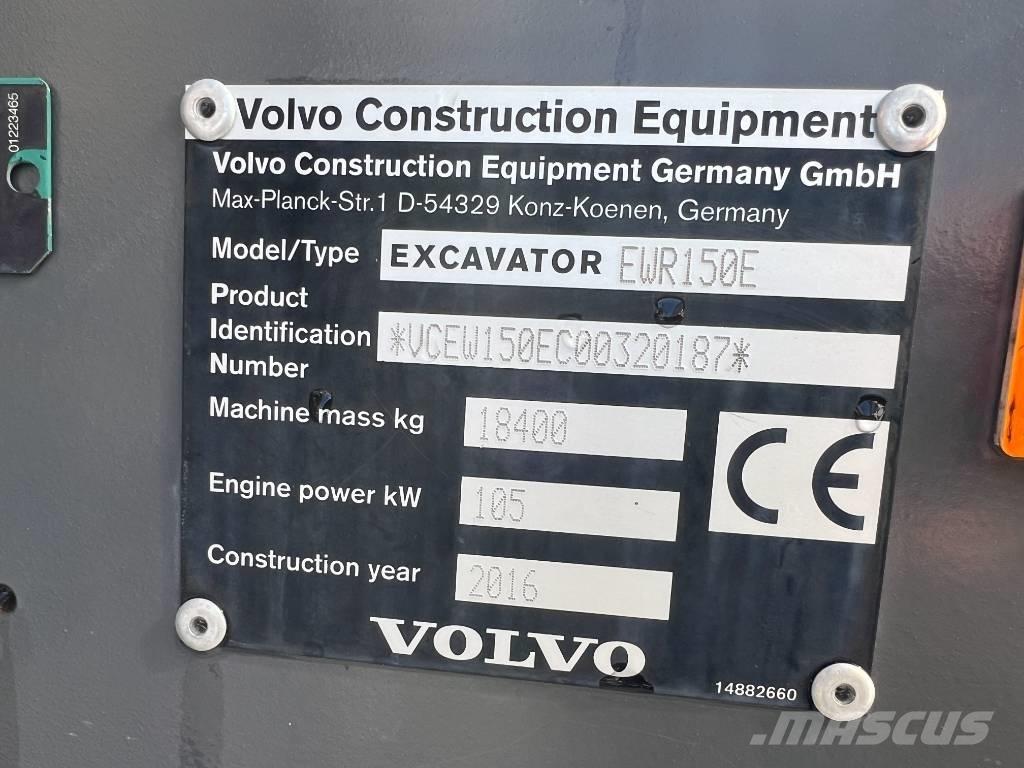 Volvo EWR 150 E Escavadoras de rodas