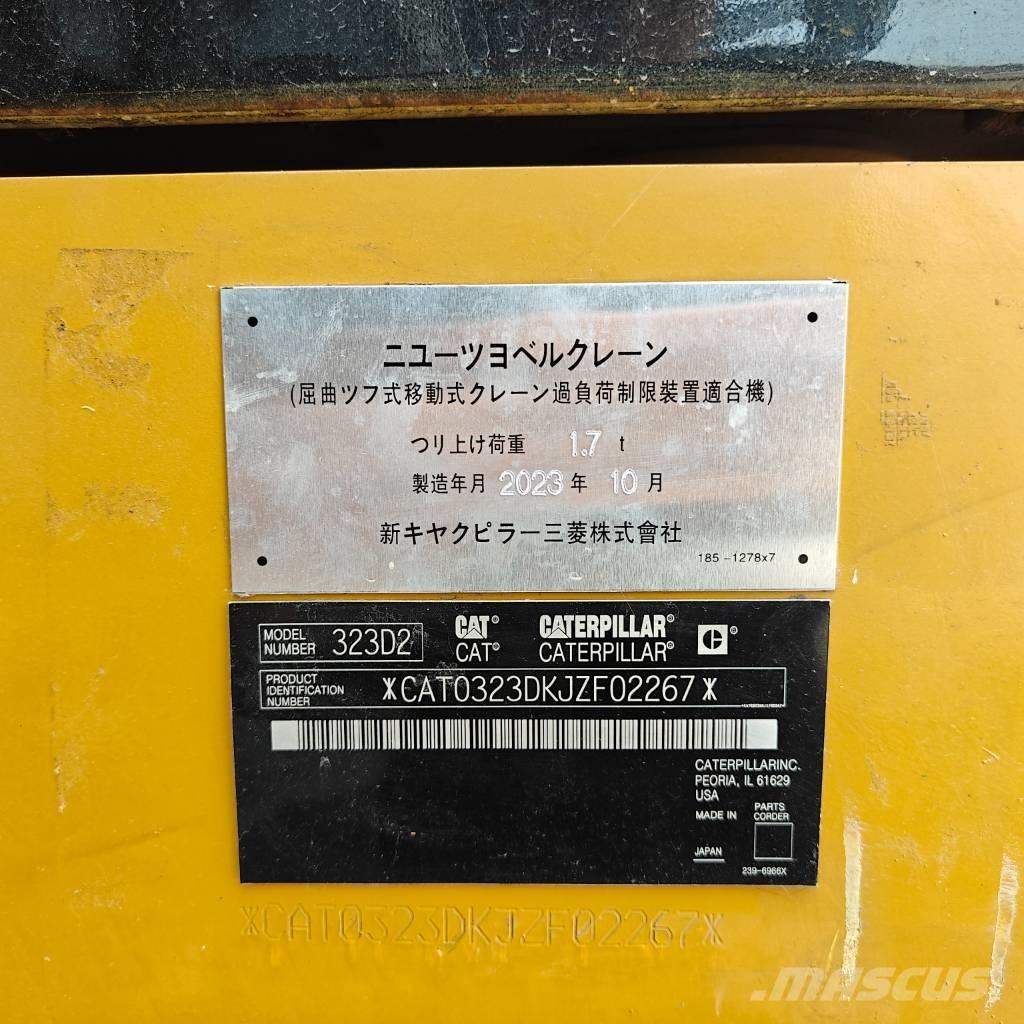 CAT 323 D L Escavadeiras de esteiras