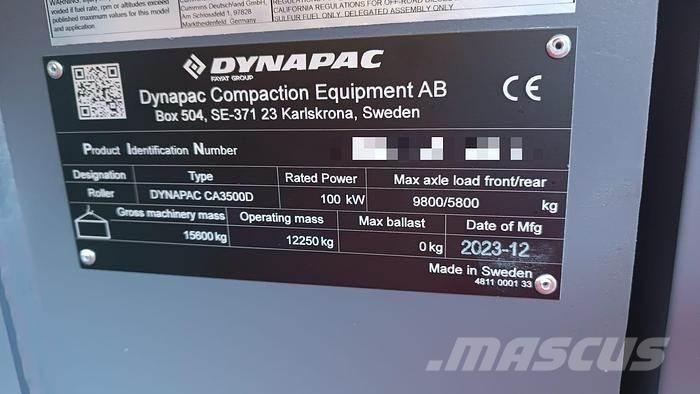 Dynapac CA3500D Cilindros Compactadores - Outros