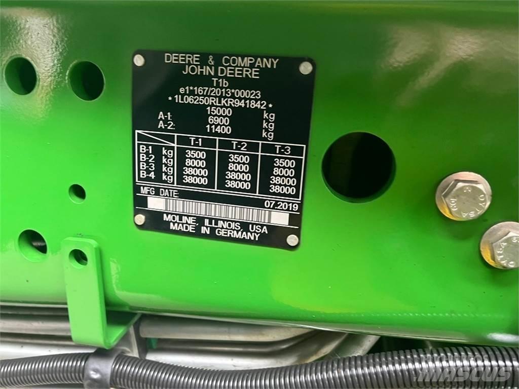 John Deere 6250R Tratores Agrícolas usados