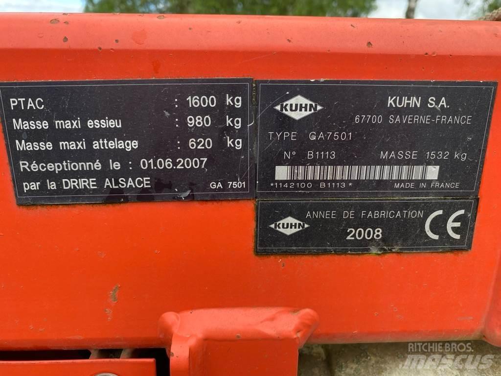 Kuhn GA 7501 Gadanheiras-fileiras