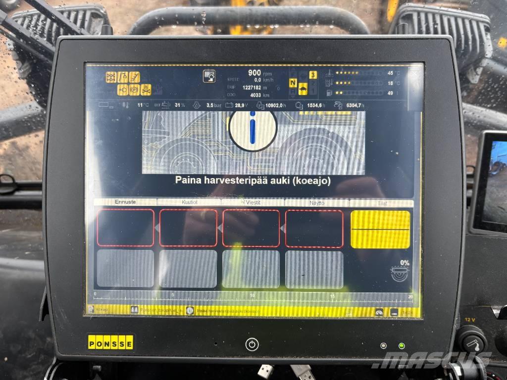 Ponsse Scorpion 8W Processadores florestais