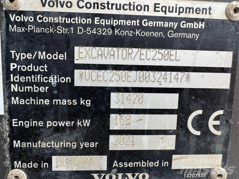 Volvo EC 250 EL Escavadeiras de esteiras
