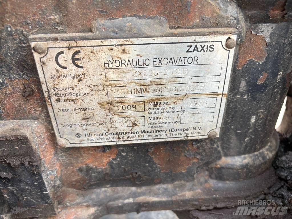 Hitachi ZX22U-2 Miniescavadeiras
