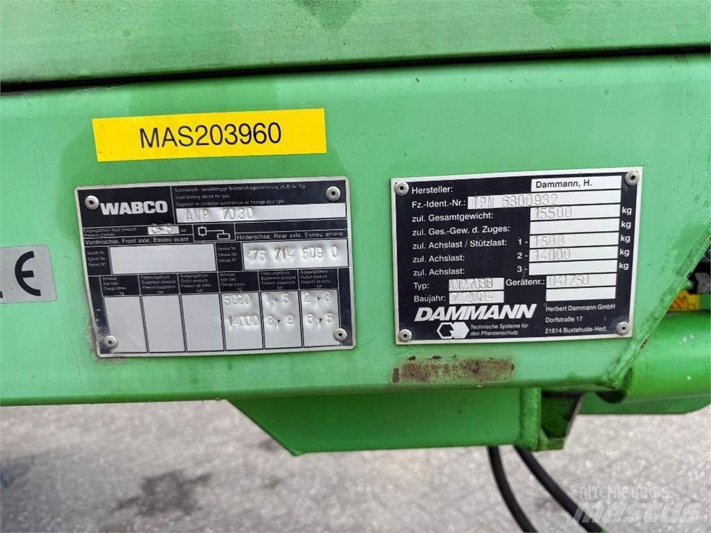 Dammann ANP 7030 Pulverizadores rebocados