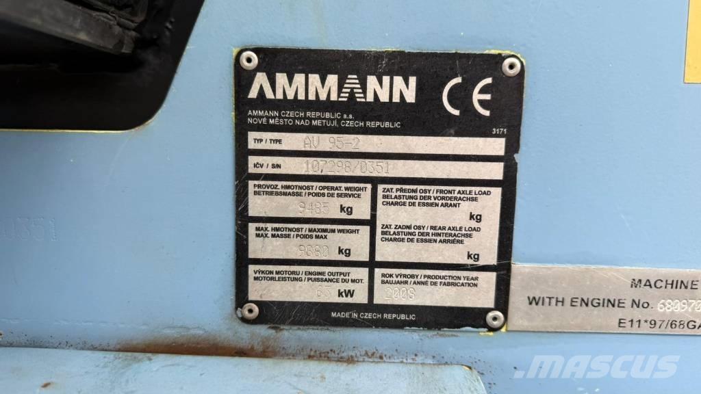 Ammann AV  95-2 Cilindros Compactadores tandem