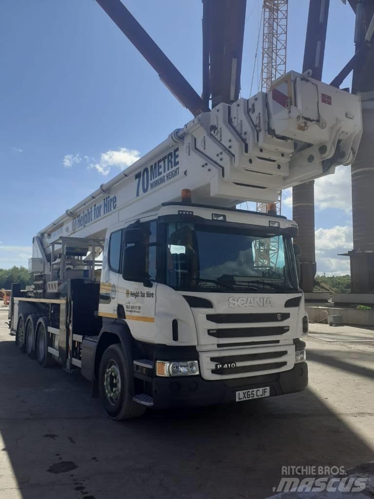 Bronto S70XDT-J Plataformas aéreas montadas em camião