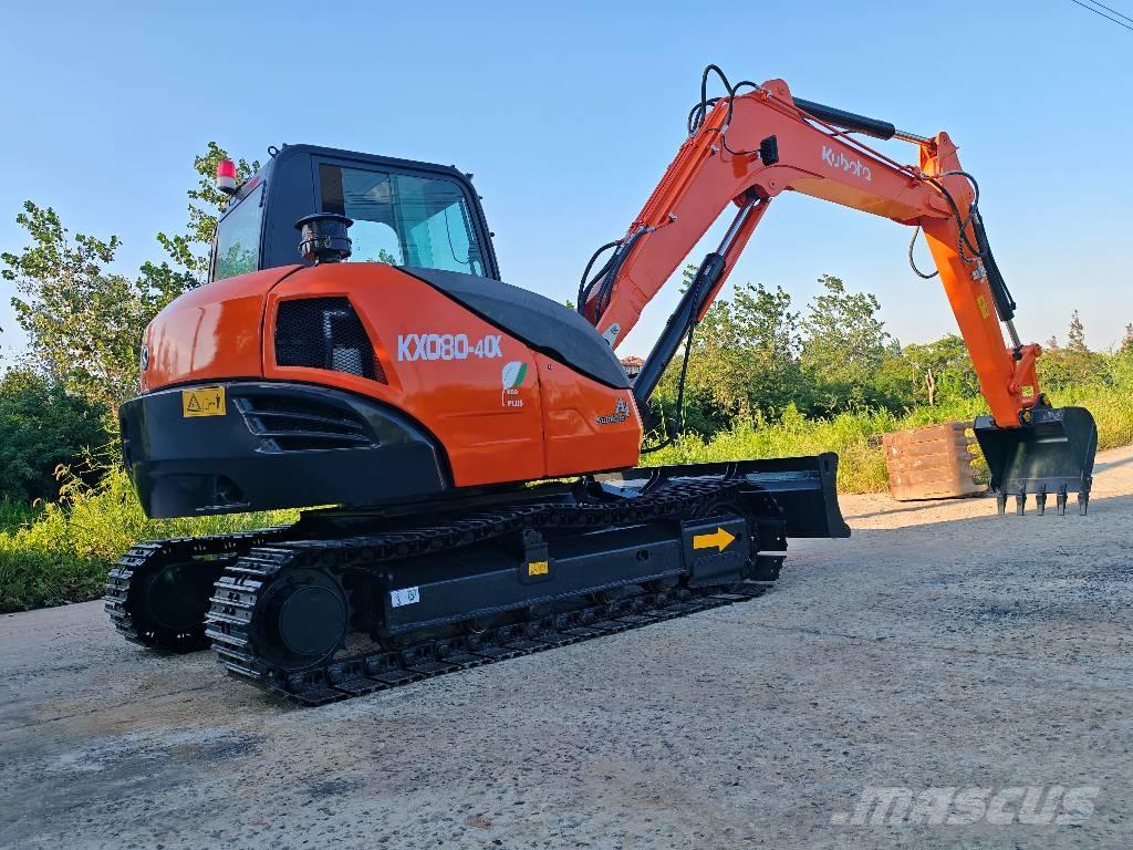 Kubota KX 080-4 CX Escavadoras Midi 7t - 12t