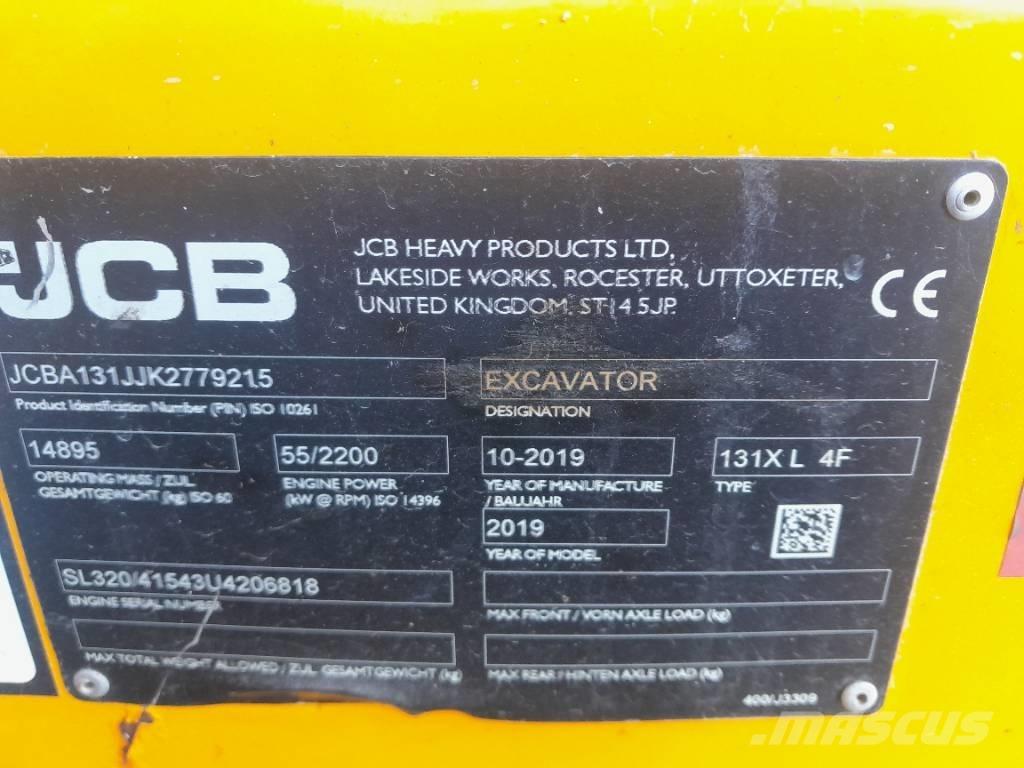 JCB 131 X Escavadeiras de esteiras