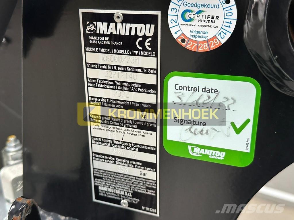 Manitou W6000 Manipulador telescópico
