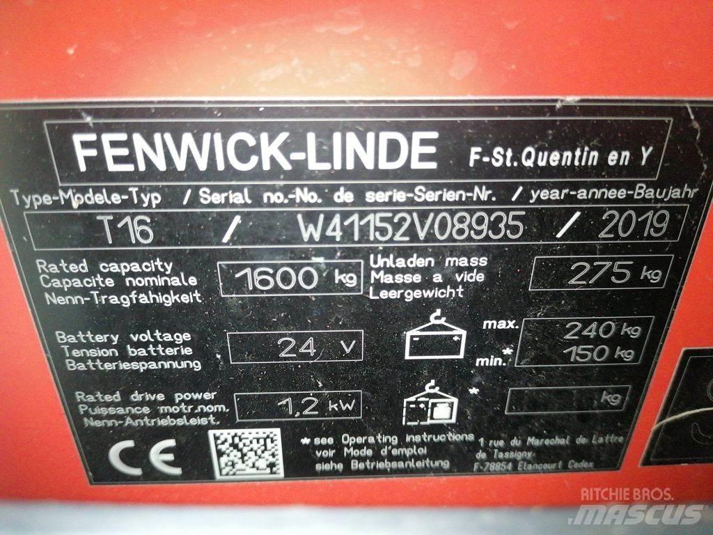 Linde T16L Porta palettes