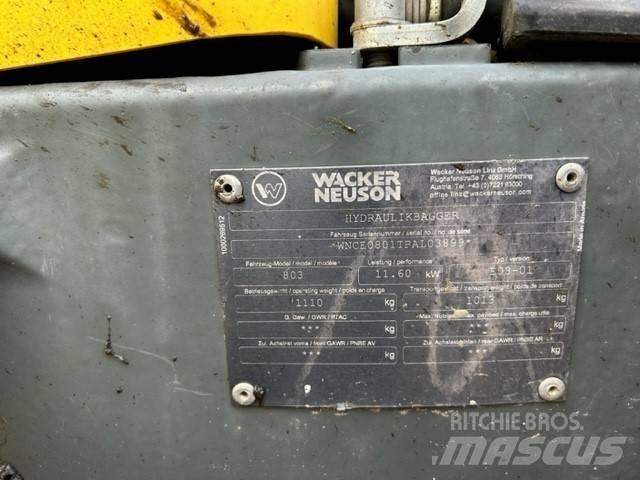 Wacker Neuson 803 Miniescavadeiras