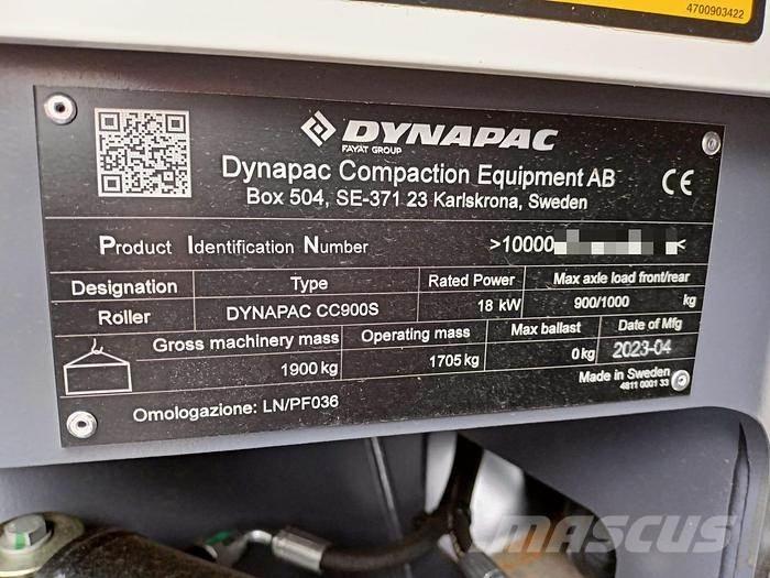 Dynapac CC900S Cilindros rebocados vibratórios