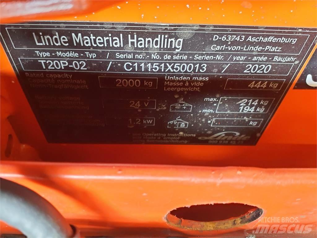 Linde T20P Porta palettes