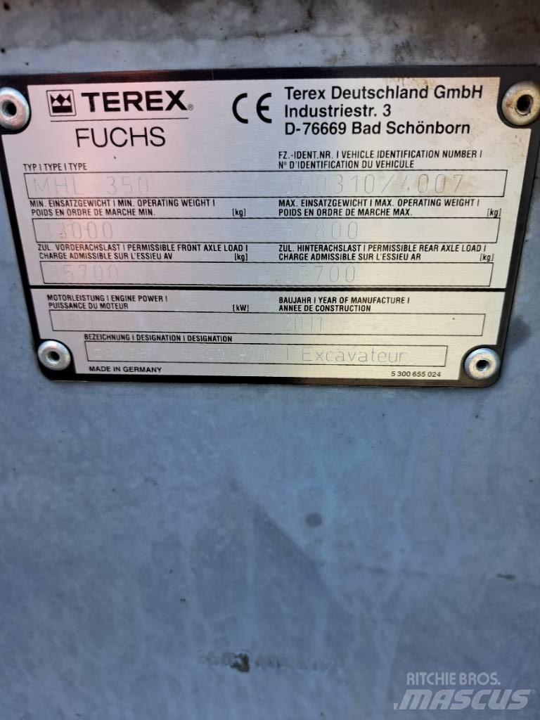 Fuchs MHL350E Manipuladores de lixo / indústia