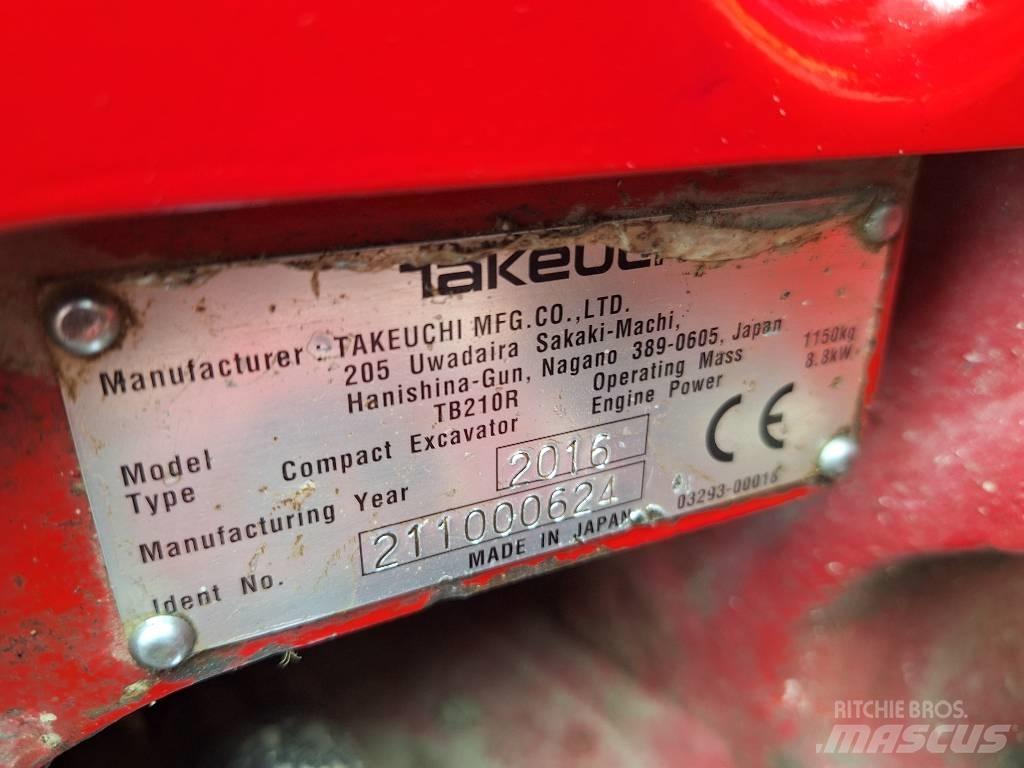 Takeuchi TB 210 R Miniescavadeiras