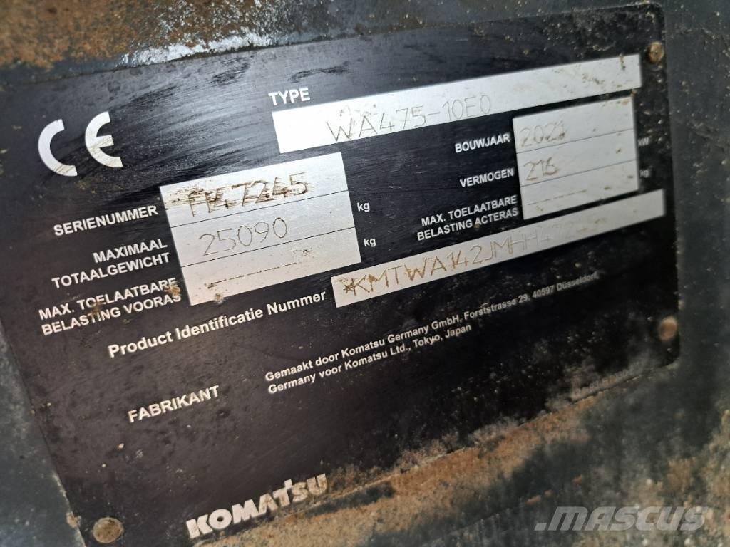 Komatsu WA475-10E0 Carregadeiras de rodas