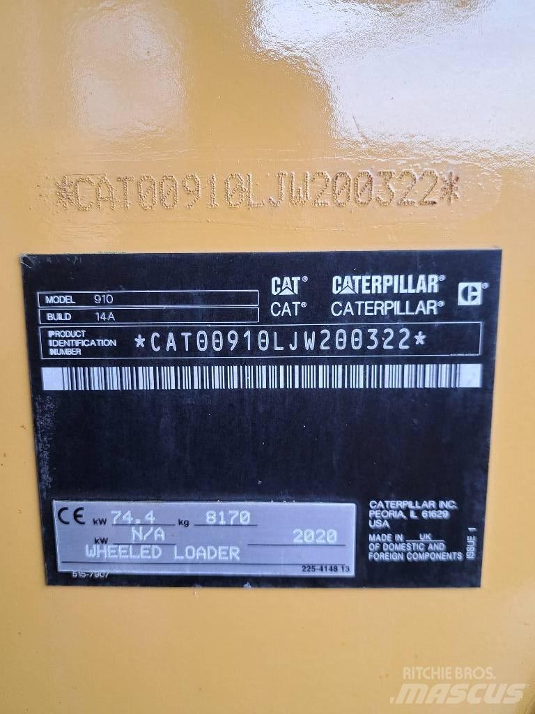 CAT 910 Carregadeiras de rodas