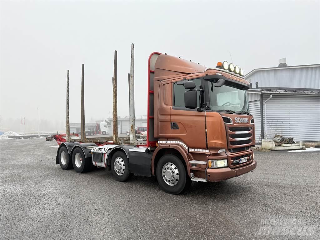 Scania R 730 8X4 Caminhões de transporte de troncos