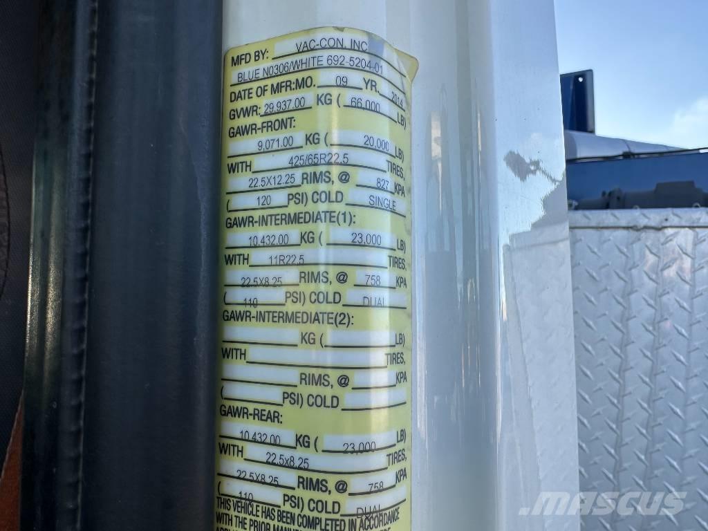 International 7500 Camiões Aspiradores Combi