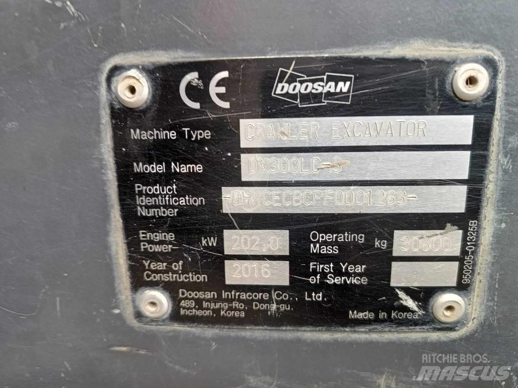 Doosan DX 300 LC-5 Escavadeiras de esteiras