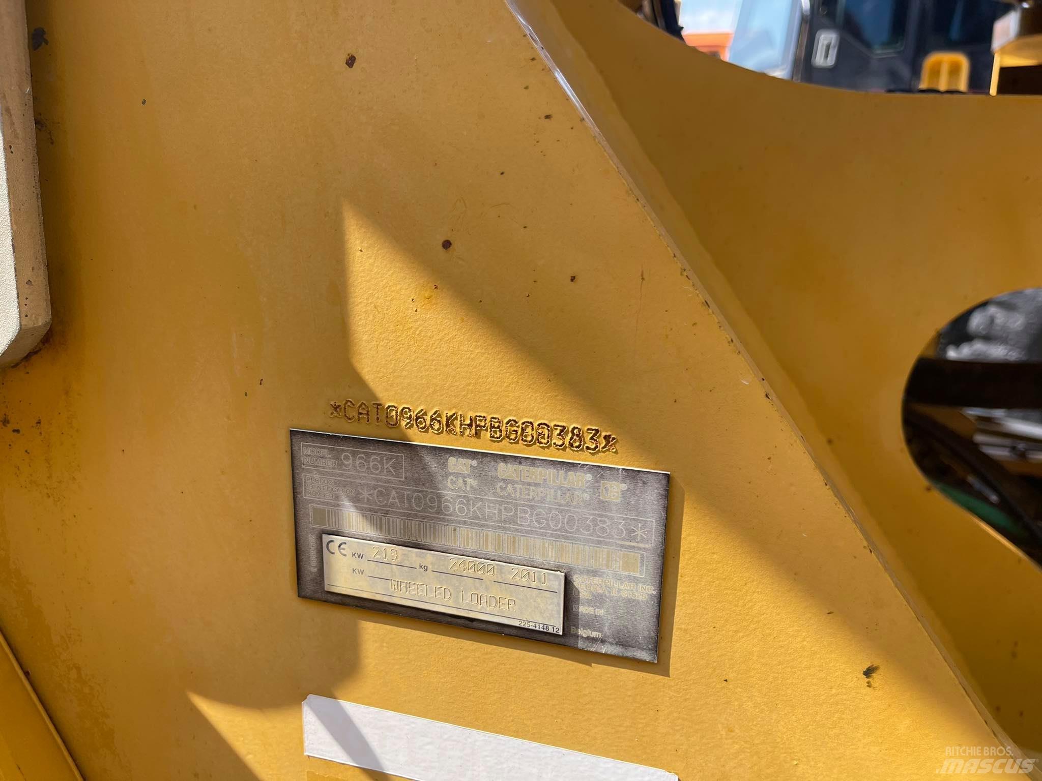 CAT 966K Carregadeiras de rodas