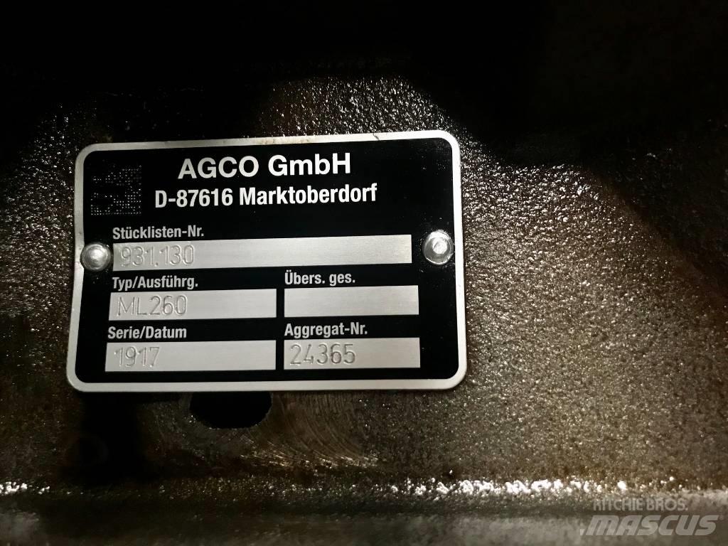 Fendt 828 Vario Chassis e suspensões
