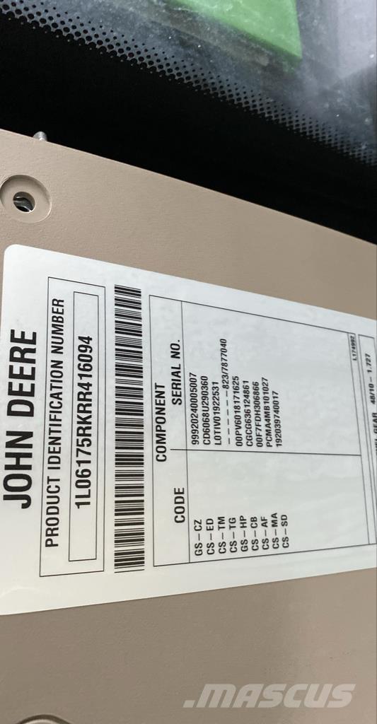 John Deere 6R 175 Tratores Agrícolas usados