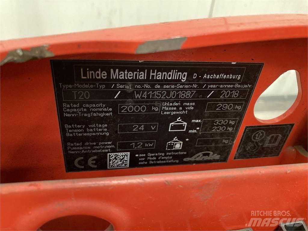 Linde T20 Porta palettes