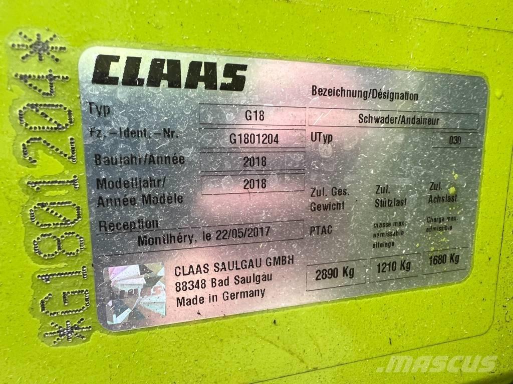 CLAAS Liner 1900 Gadanheiras-fileiras