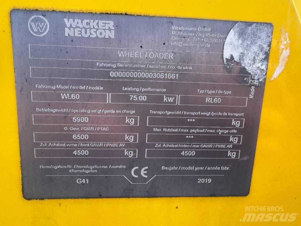 Wacker Neuson WL60 Carregadeiras de rodas