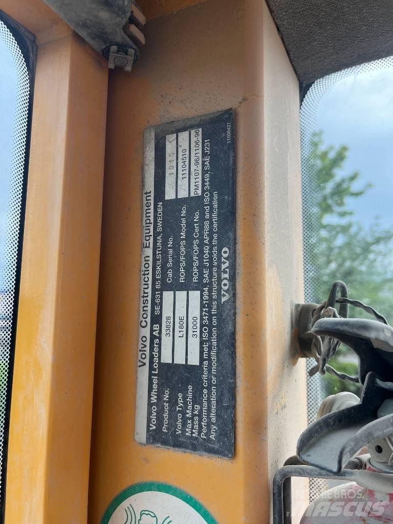 Volvo L 180 E Carregadeiras de rodas