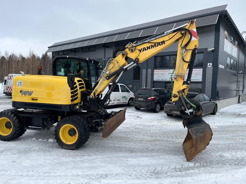 Yanmar B 95 W Escavadoras de rodas
