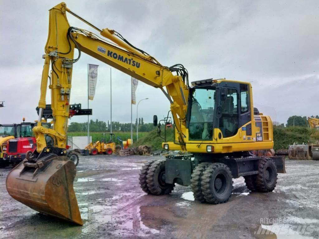 Komatsu PW148-8 Escavadoras de rodas