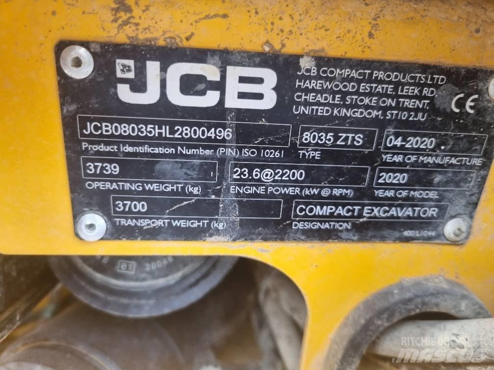 JCB 8035 ZTS Miniescavadeiras