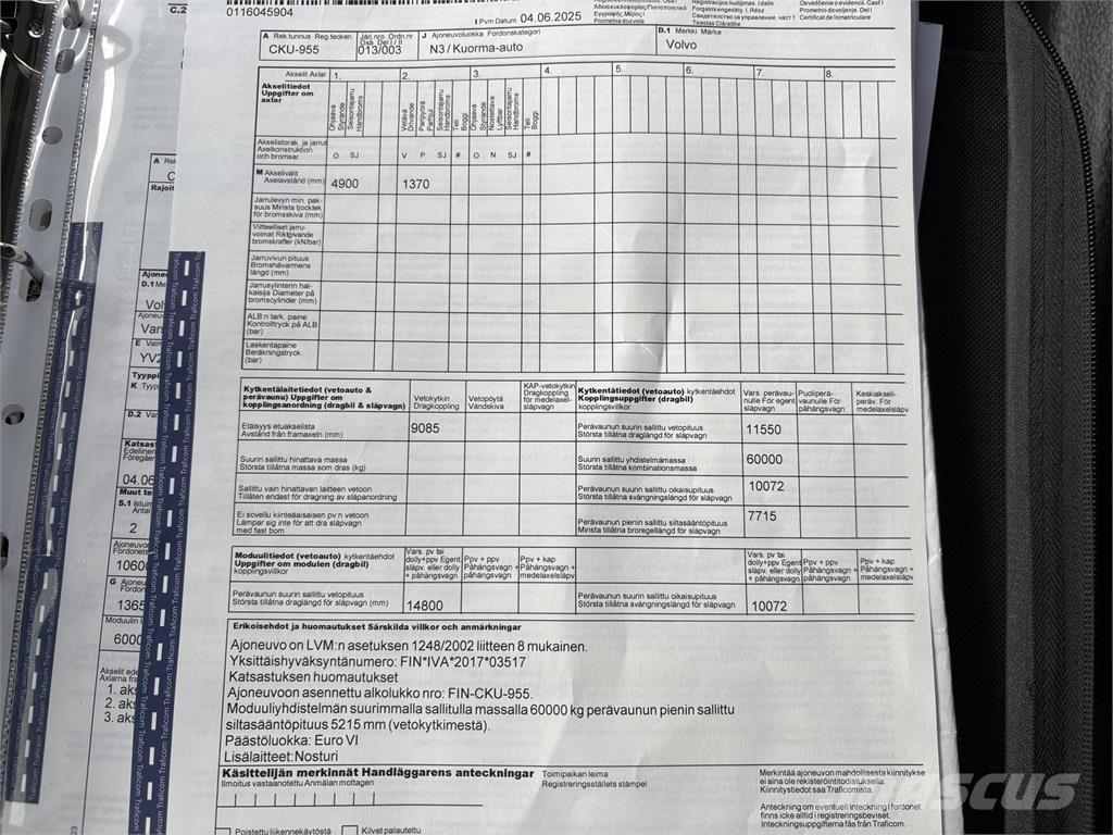 Volvo FM370 6x2 Camiões grua