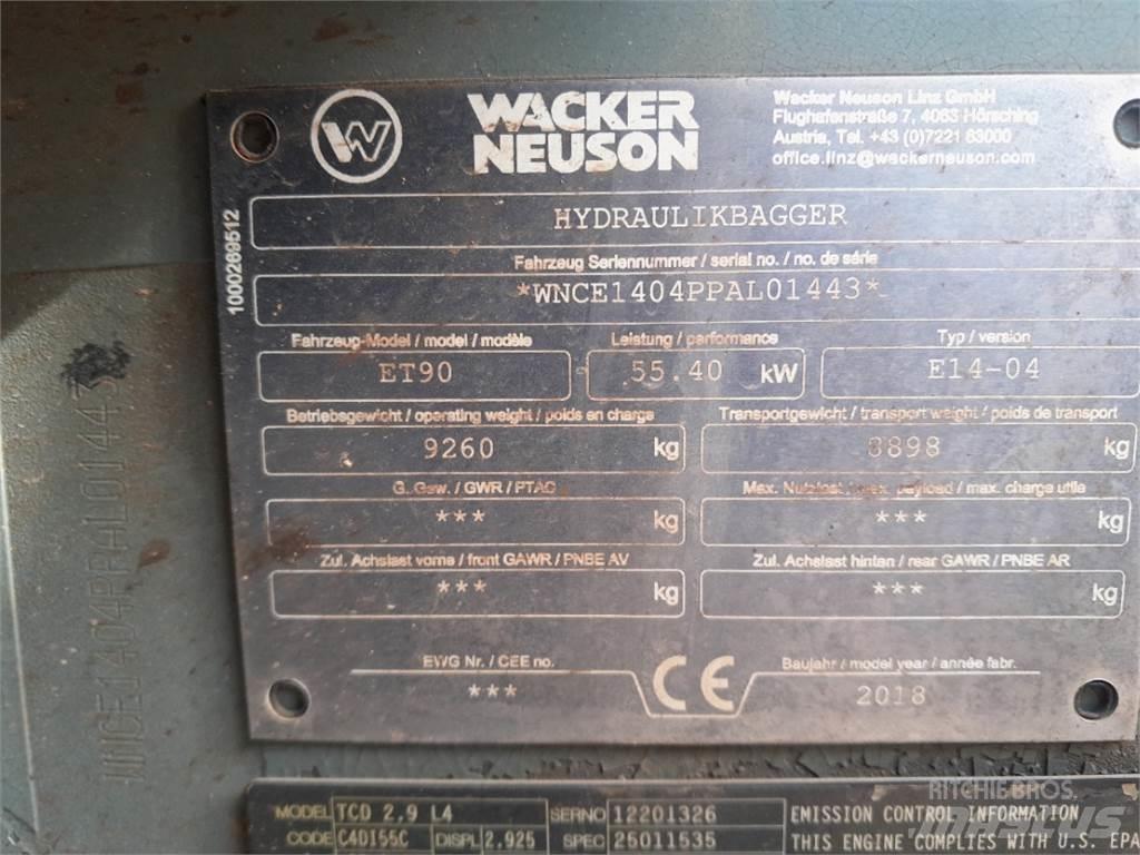 Wacker Neuson ET90 Miniescavadeiras