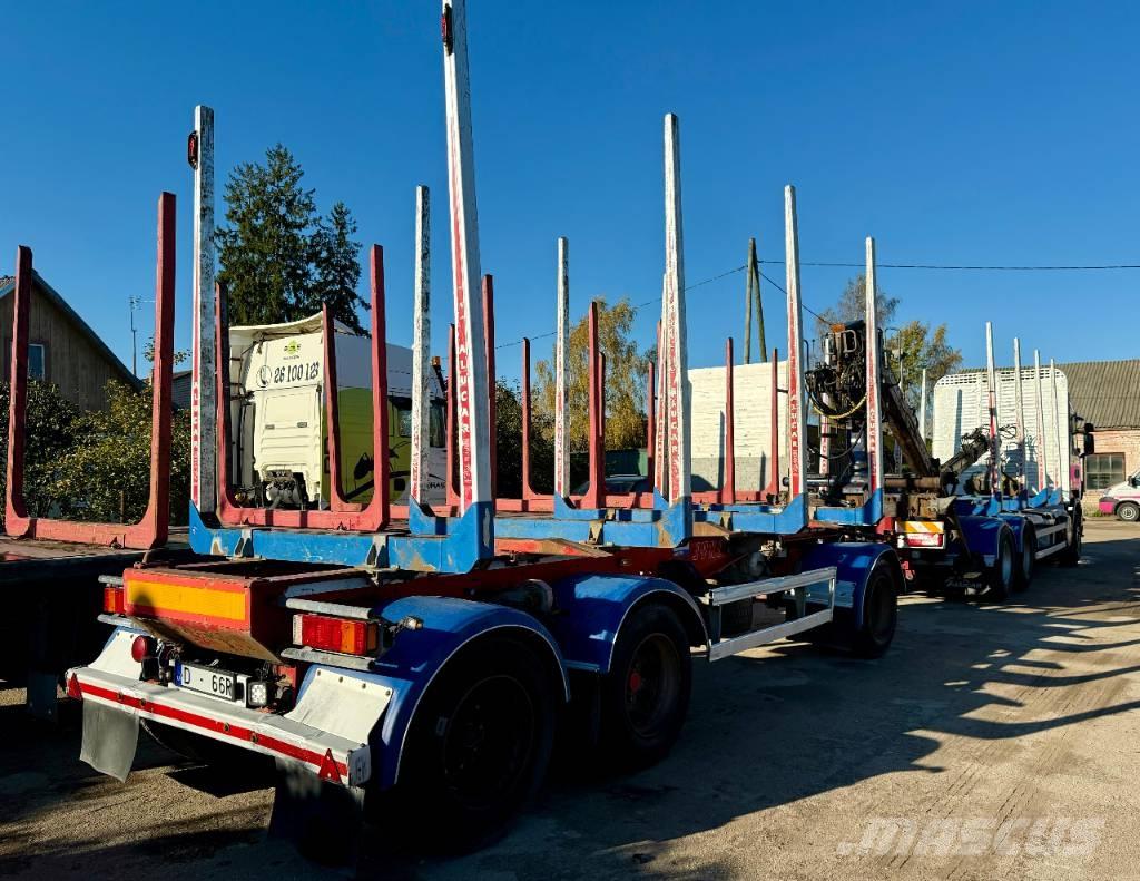 Jyki V31 Semi Reboques Transporte Madeira